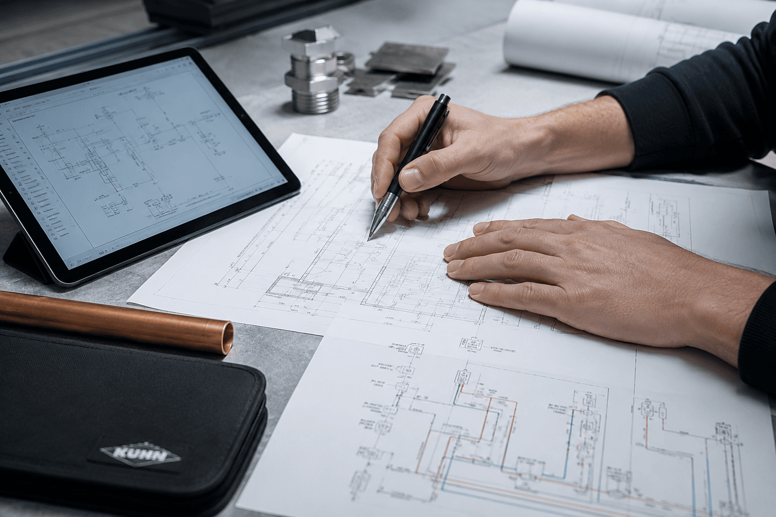 Planung einer Haustechnik-Installation
